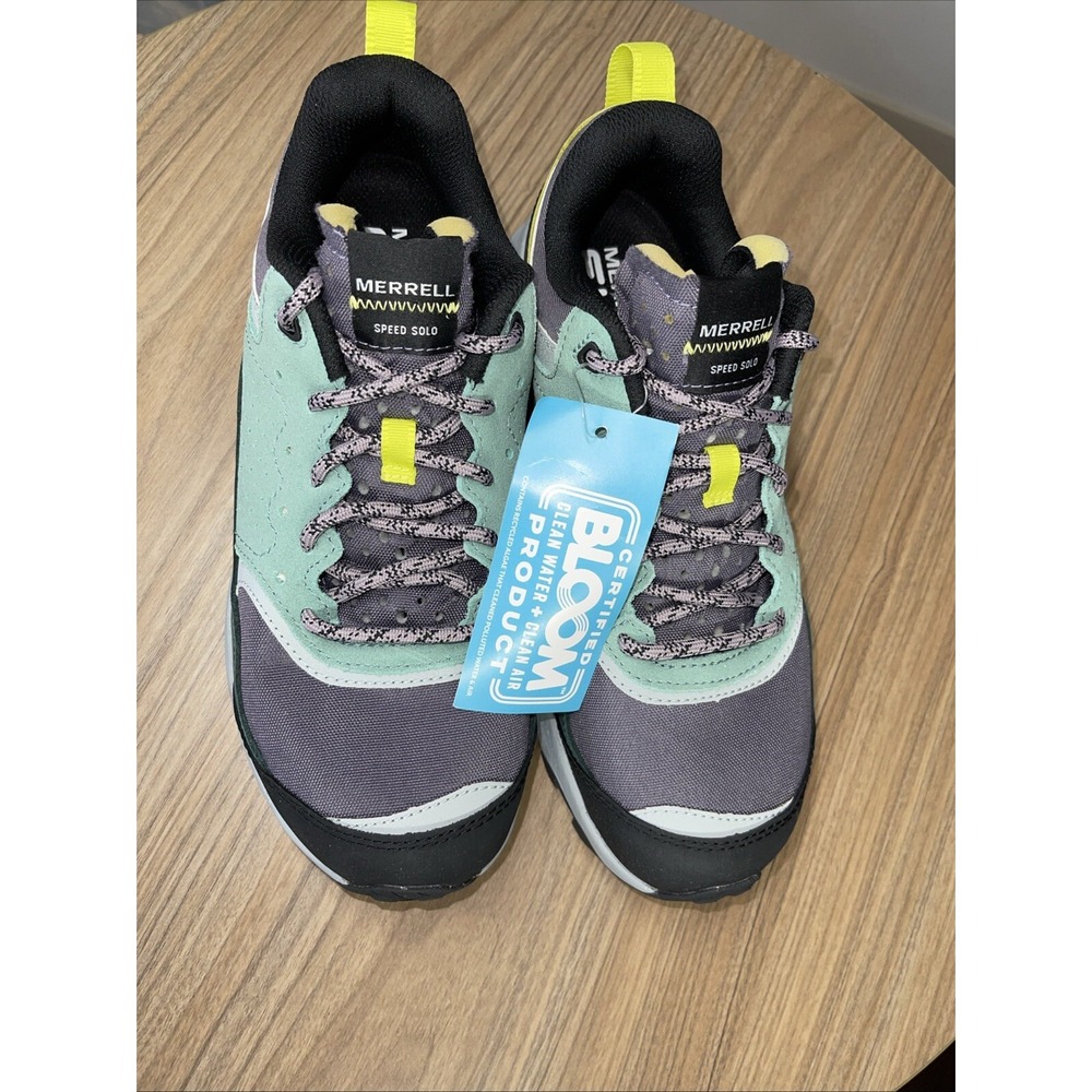 NWT MERRELL Women Speed Solo Hiking Shoes 9.5 Waterproof Suede  Jade